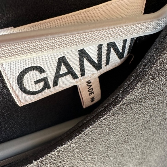 GANNI black clark dress, S,  G964 - Picture 6 of 7
